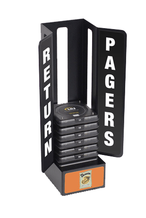 pager, coaster, funksystem, kundenrufsystem